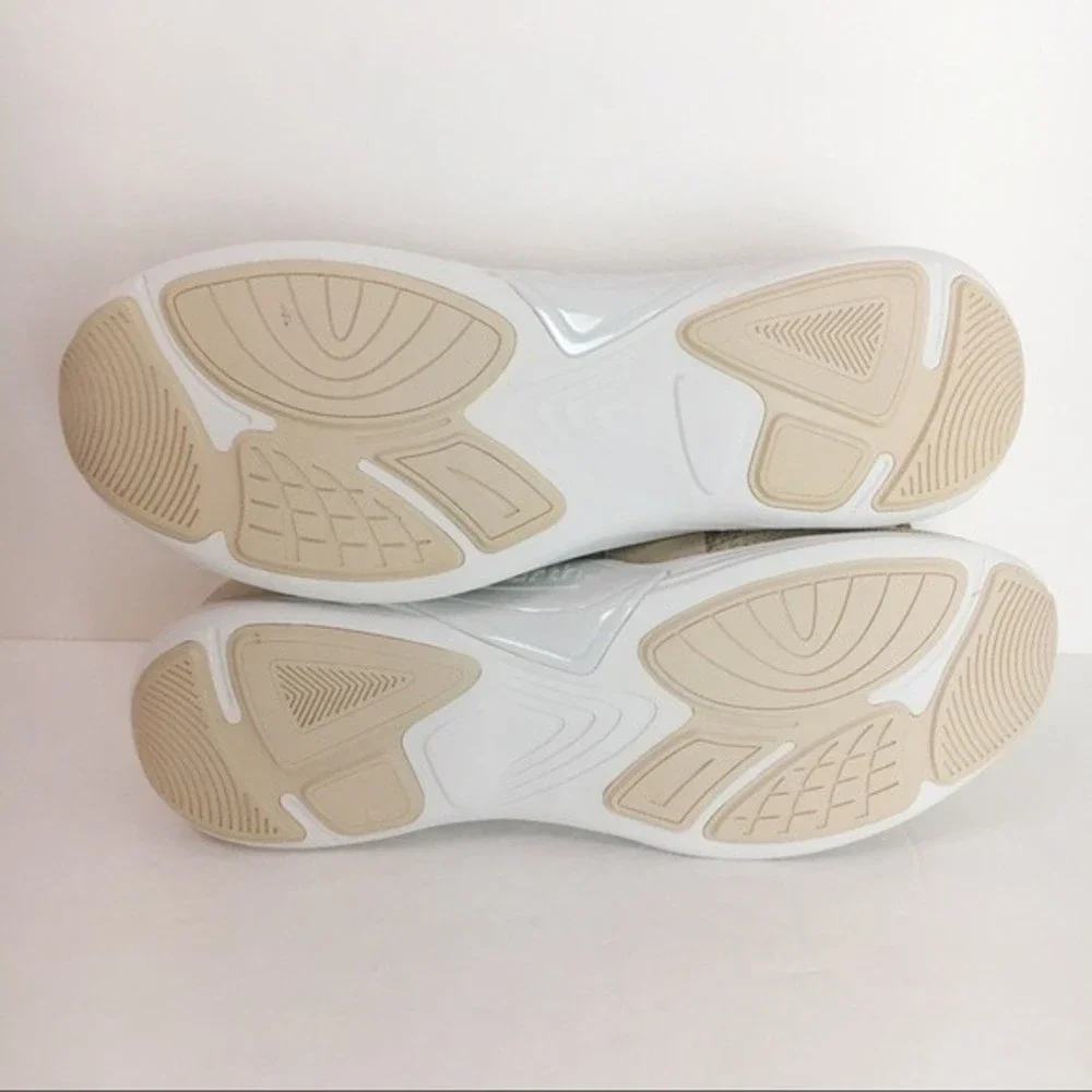 Earth Size 8 Scenic Valiant Vegan Blush Cream Pink Slip On Knit Sneakers Shoes‎